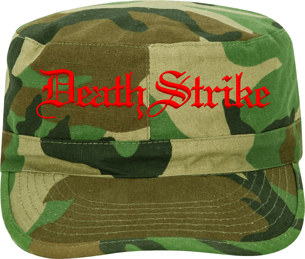 Death Strike Logo Flat-top Cap